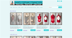 Desktop Screenshot of dancecostumeconnection.com